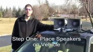 How to Set up the Sound Cruiser™ Car PA System from AmpliVox™