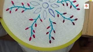 3 Extraordinary Hand Embroidery Designs in 1 Video | Hand Embroidery for Beginners @SunEmbroidery