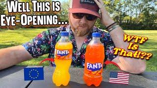 European vs American FANTA Comparison & Taste Test *Shocking Quality DIFFERENCE