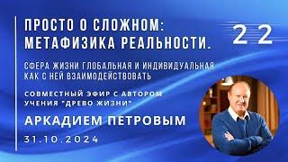 Эфир с ПЕТРОВЫМ 31.10.24 №22. Сфера жизни глобальная и индивидуальная и как с ней взаимодействовать