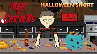 Meat The Carvers Halloween Short 2024 | ANIMATED HORROR | CARTOON