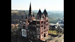 Limburg/Lahn aus der Luft - 360° Schwenk rund um den DOM