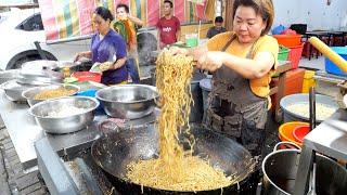 Super Fast! Only $0.4!  Master's Fast Noodle Cooking Skills! | Indonesia Street Food
