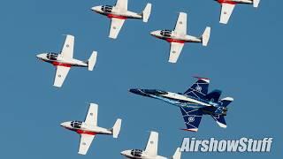 RCAF CF-18 Hornet Demo and Snowbirds Formation - EAA AirVenture Oshkosh 2024