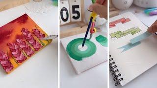 Cute Art Ideas That are at Another Level | Creative easy Painting Techniques for Beginners #painting