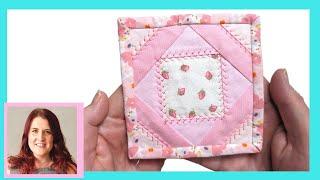 Miniature Quilt Tutorial Quilt along | Mini Quilt 17 Quilting Tutorial