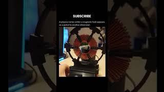 A plasma vortex held in place by a magnetic field. #shortsfeed #youtubeshorts #youtube #technology