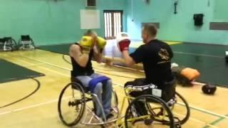 Boxing with the HWBA Hastings wheelchair boxing academy