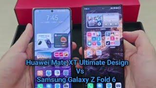 Huawei Mate XT Ultimate Design Vs Samsung Galaxy Z Fold 6 (2024) - Hands-On, Comparison!