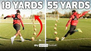 WATFORD vs NO BOUNCE CHALLENGE | Hit the net from 18, 30 and 55 yards! 