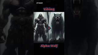 Amazing Animal Hybrids: Viking plus Alpha Wolf #short  #hybrids #animals #fusion  #hybrid