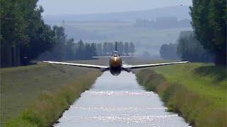 Breitling Fighters fly LOW down a canal - FULL SEQUENCE