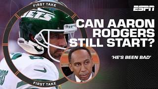 Stephen A. still believes Aaron Rodgers can be a starting QB for a playoff team  | First Take