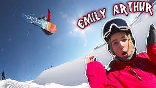 SNOWBOARDING WITH EMILY ARTHUR!