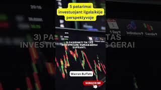 Warreno Buffetto 5 ilgalaikės investicijų strategijos į sėkmę!