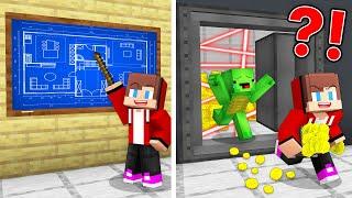 JJ Stole Diamonds From Mikey’s BANK in Minecraft (Maizen)