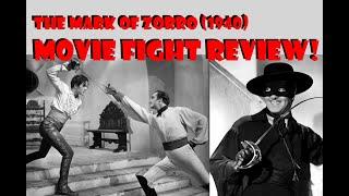 The Mark of Zorro (1940) Sword Fighting Duel Reviewed