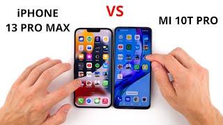 iPhone 13 Pro Max vs Mi 10T Pro | SPEED TEST