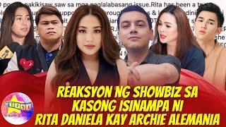 Reaksyon ng Showbiz sa Kasong Isinampa ni Rita Daniela kay Archie Alemania