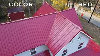 Houster Choice Metal Roof PROFILE AMERICANA Red