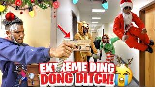 EXTREME DING DONG DITCH Part 12!! | COLLEGE EDITION *GONE WRONG*