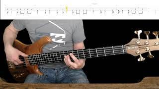 Bruce Springsteen - Bobby Jean Bass Cover with Playalong Tabs in Video