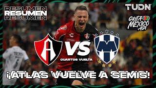 Resumen y goles | Atlas vs Rayados | Grita México AP2021 - Cuartos Vuelta | TUDN