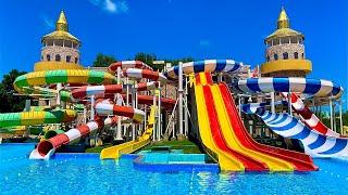 Waterslides at Aquapark Neptun in Bulgaria