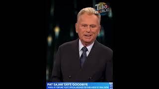 Pat Sajak Says Goodbye 1 Last Spin for Wheel of Fortune