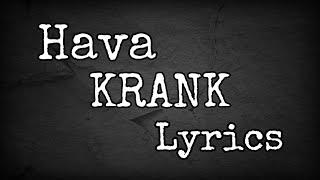 HAVA - Krank (Lyrics)