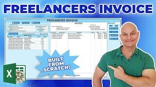 Create The ULTIMATE Freelancers Invoice In Excel +[FREE  TEMPLATE]