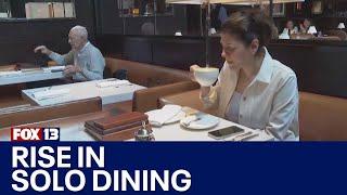 Rise in solo dining at restaurants | FOX 13 Seattle