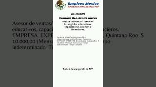 Bolsa de empleos Mexico Vacantes disponibles publicadas HOY