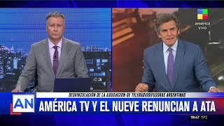  AMÉRICA TV Y EL NUEVE RENUNCIAN A ATA