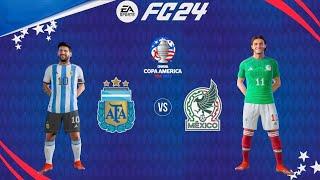 FC 24 - Argentina Vs Mexico - Copa America 2024 // PC Gameplay