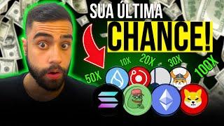 ESSA SERÁ SUA ÚLTIMA CHANCE DE COMPRAR CRIPTOS ANTES DELAS EXPLODIREM +1000% [comprei essas criptos]