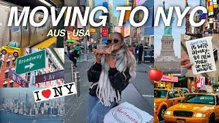 FIRST DAYS IN NYC (vlog)  | flying, apt tour, meeting new friends, first few days 