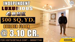 4 Bhk 500 Sq. Yd. Builder Floor For Sale in Gurgaon | Luxury Property in Gurgaon |