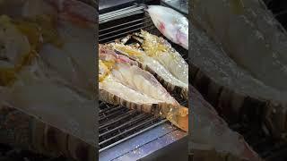 Grilled Rainbow Lobster #ytshorts #grilled #lobster