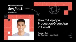 Deploying an application with Generative AI best practices