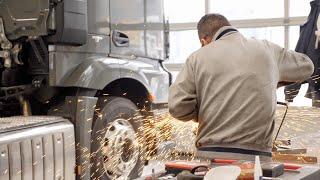 Wechselrahmen auf Mercedes Benz Actros