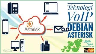 Tutorial Setting dan Konfigurasi Asterisk Debian VoIP Server || Call Laptop to HP, HP to PC