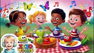 Healthy Habits Song for Kids| Fun Song About Brushing, Playing, and Eating Right| Zezo Toons