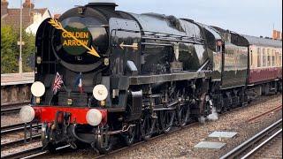 Bulleid Pacific 34046 “Braunton” hauls “The Golden Arrow” around Kent! | 21/09/24