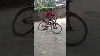 Cycle stunt for Dhiraj kumar