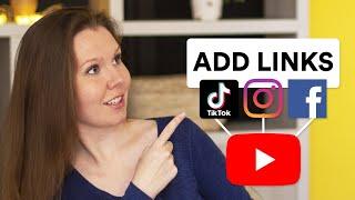 How to add social media links to YouTube channel