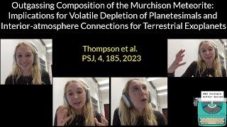 AAS Journal Author Series: Maggie Thompson on 2023PSJ.....4..185T