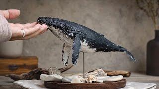 Sculpting a Humpback Whale out of Polymer Clay