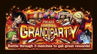 INT G5 LUFFY GRAND PARTY TESTING! Season 30!