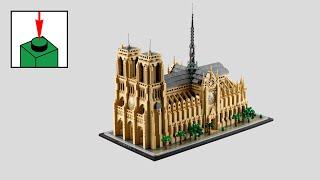 LEGO Architecture 21061, A párizsi Notre-Dame - építési útmutató